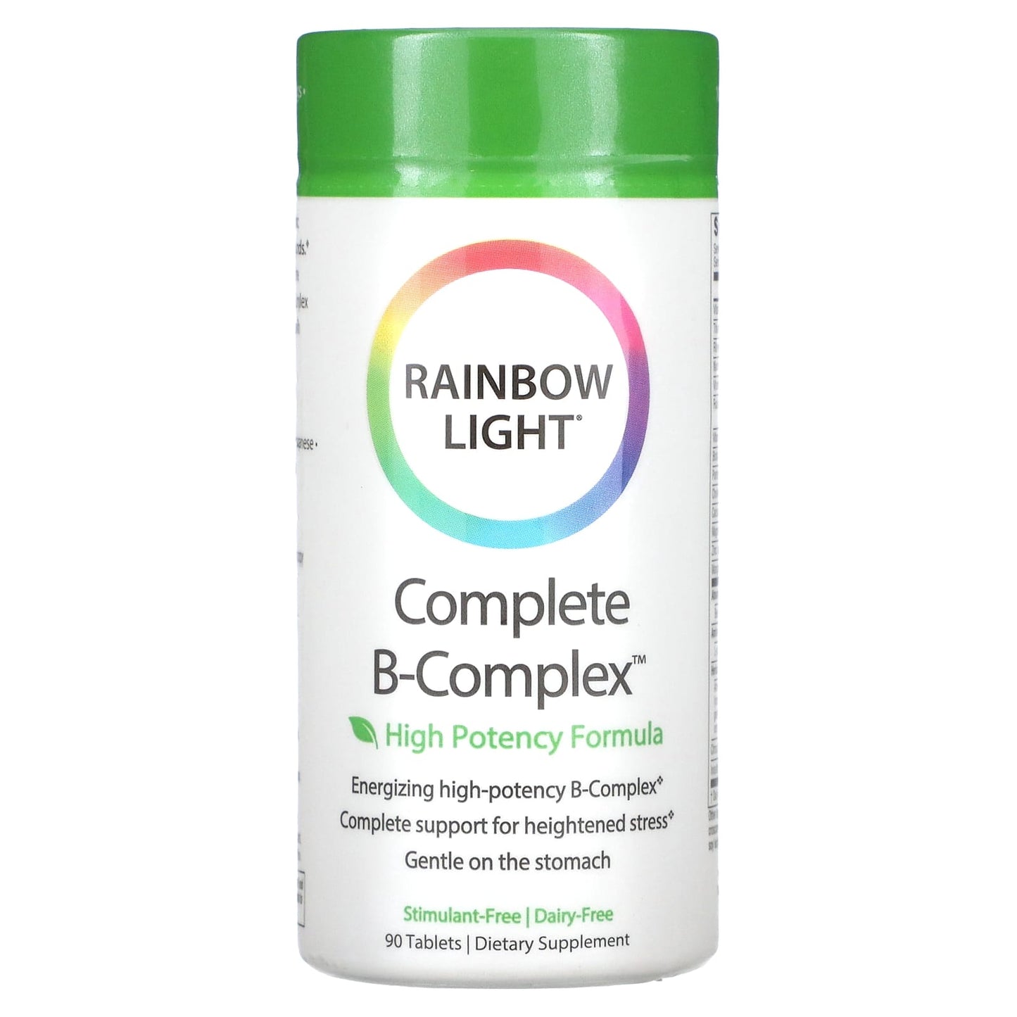 Rainbow Light-Complete B-Complex-High Potency Formula-90 Tablets