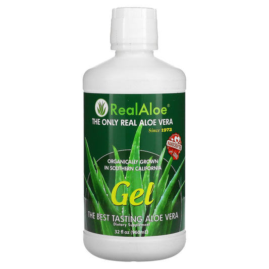 Real Aloe-Aloe Vera Gel-32 fl oz (960 ml)