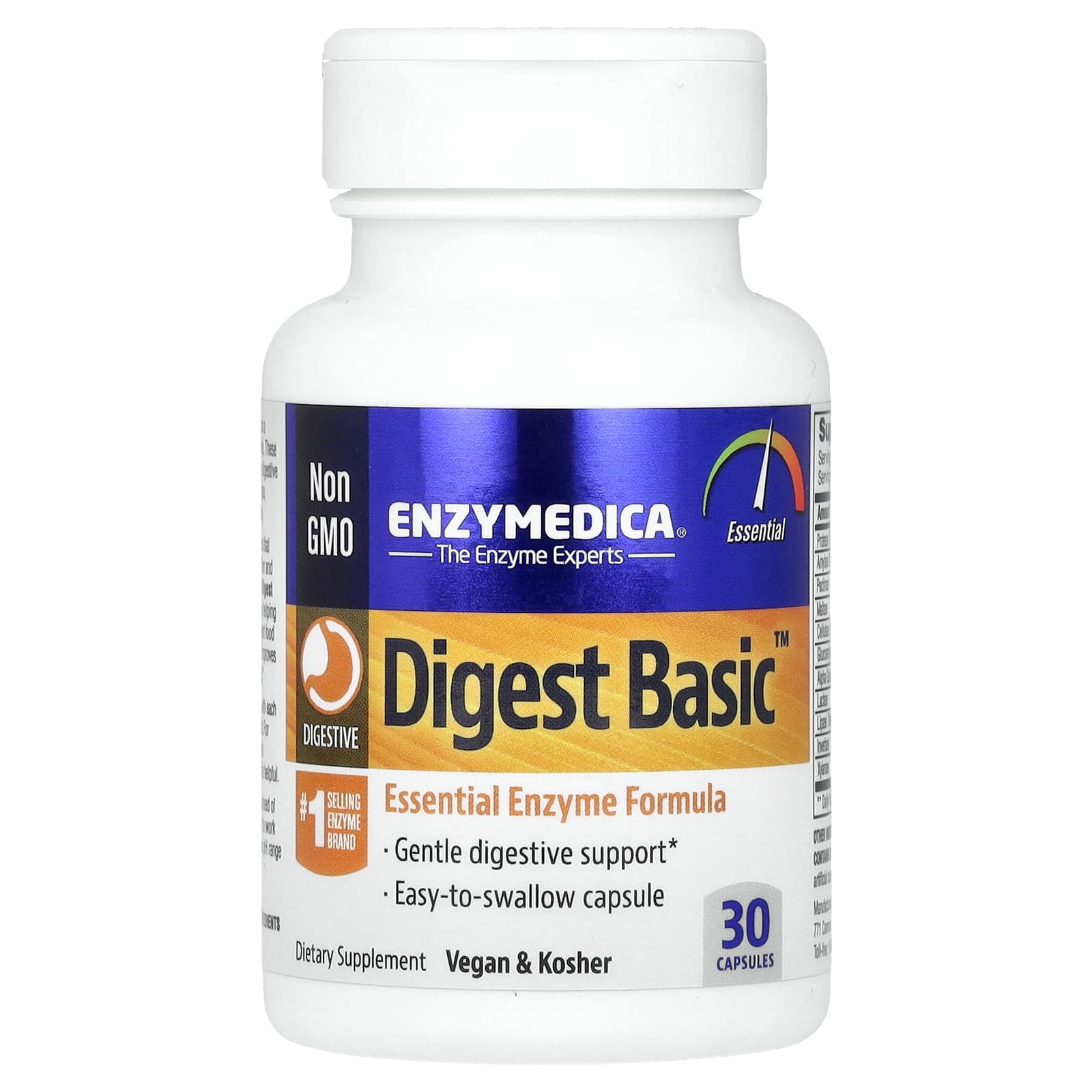 Enzymedica-Digest Basic-30 Capsules
