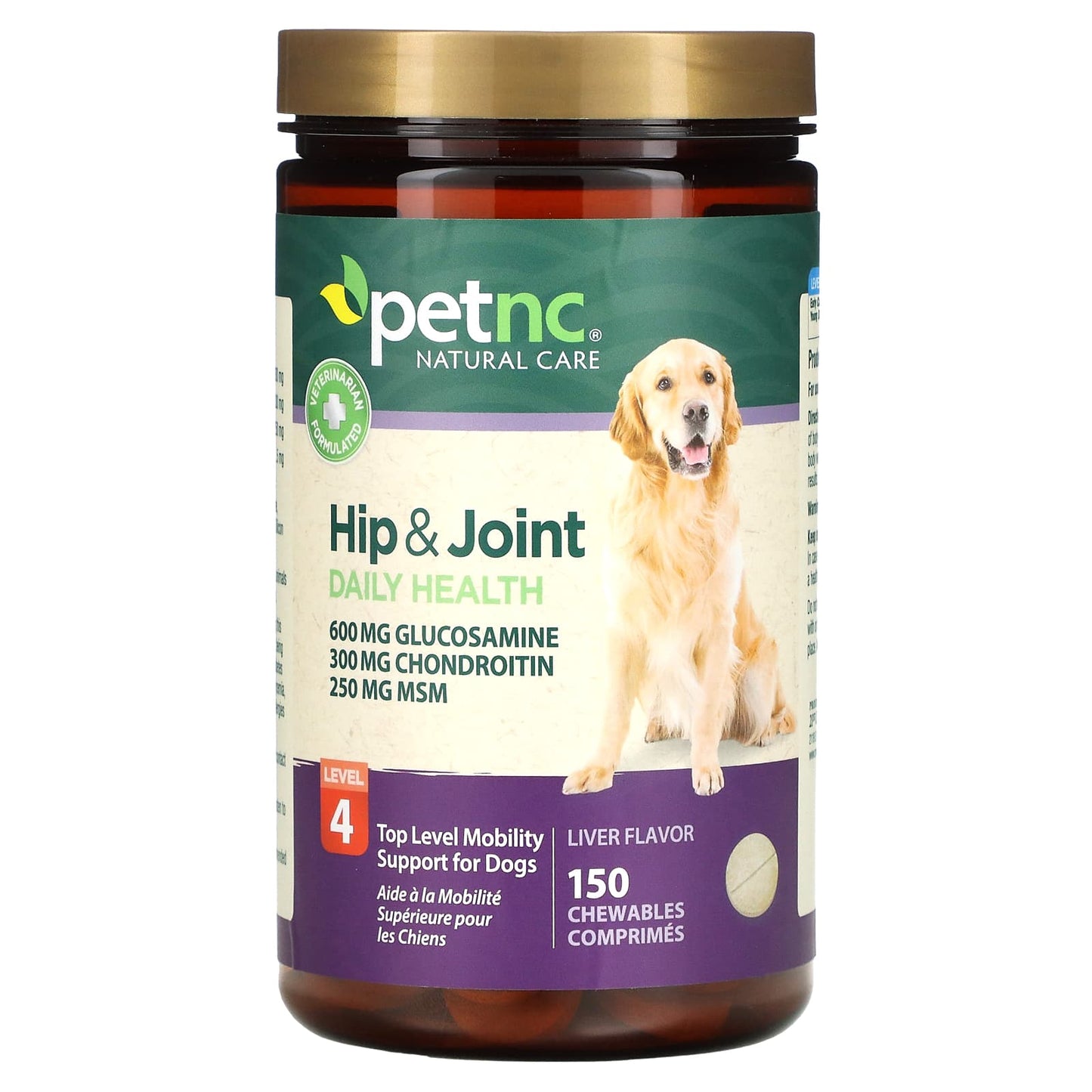 petnc NATURAL CARE-Hip & Joint Daily Health-Level 4-Liver-150 Chewables