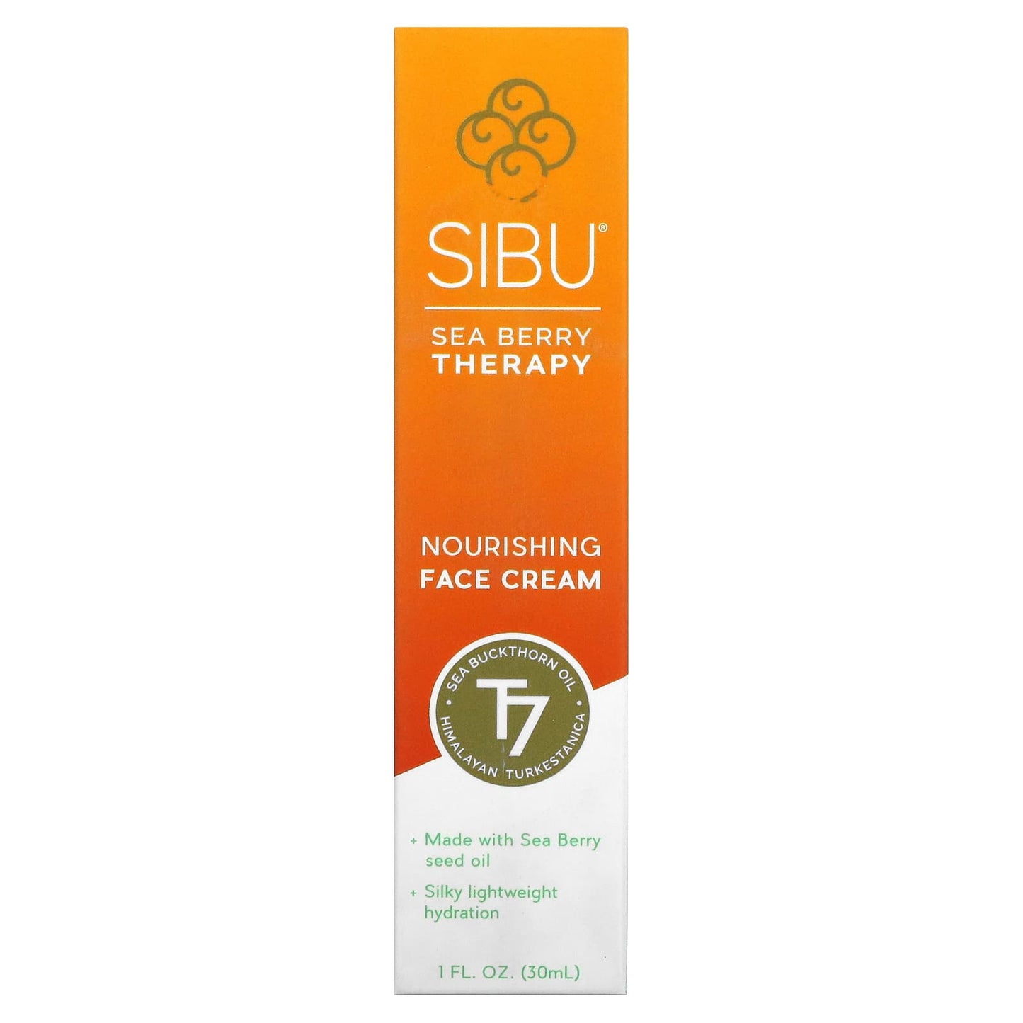 Sibu Beauty, Sea Berry Therapy, Nourishing Face Cream, 1 fl oz (30 ml)