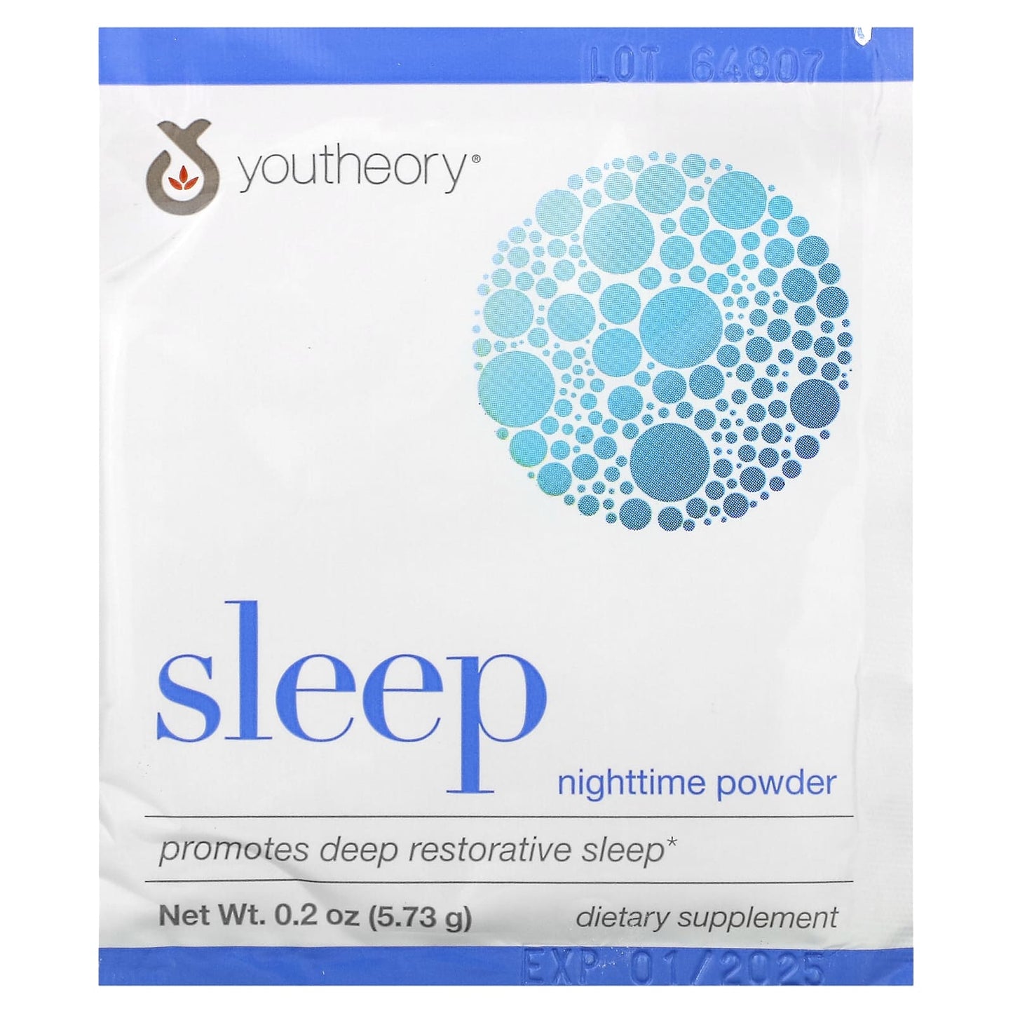 Youtheory, Sleep, Nighttime Powder, 21 Packets, 0.2 oz (5.73 g) Each