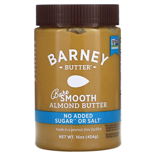 Barney Butter-Bare Almond Butter-Smooth-16 oz (454 g)