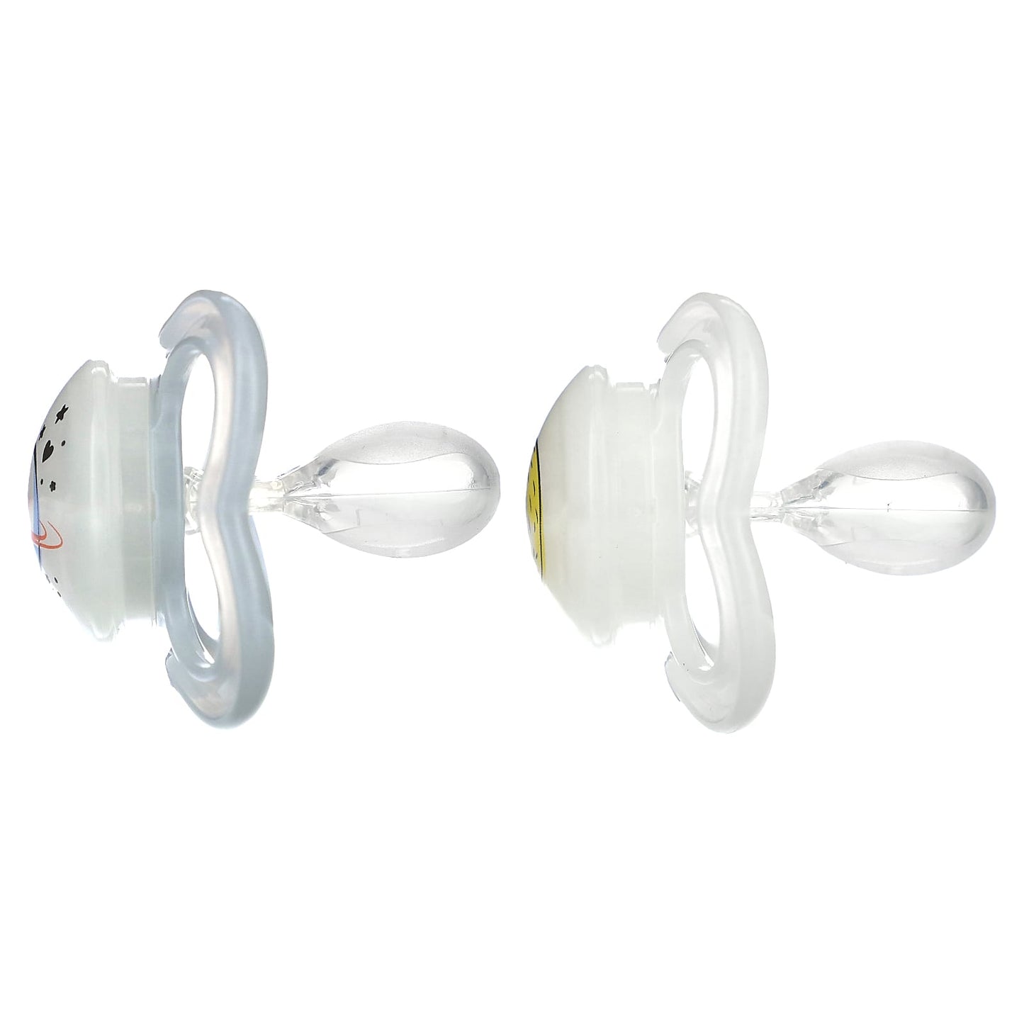 MAM, Supreme Night Pacifier, 6+ Months, Clear, 2 Count