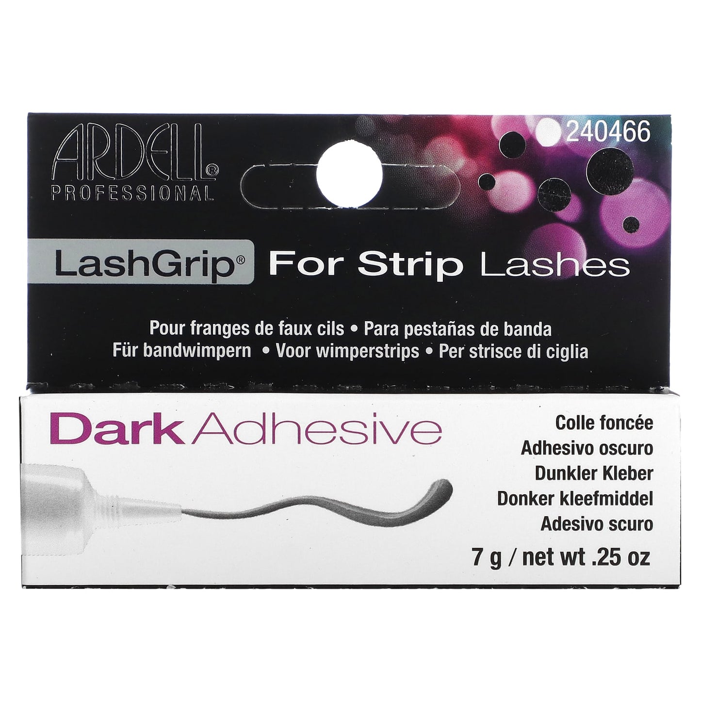 Ardell-LashGrip-For Strip Lashes-Dark Adhesive-0.25 oz (7 g)