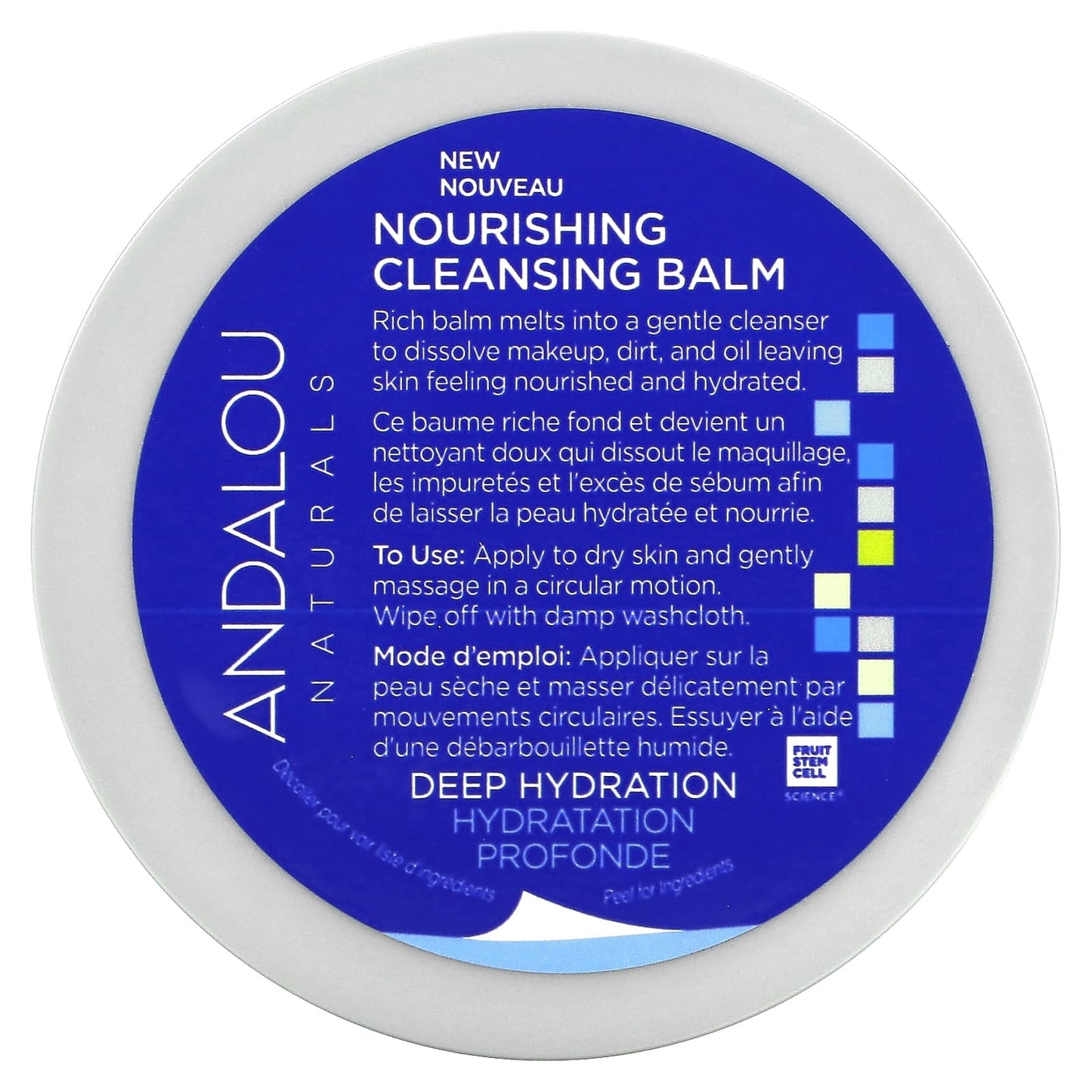 Andalou Naturals, Nourishing Cleansing Balm, Deep Hydration, 3 oz (85 g)