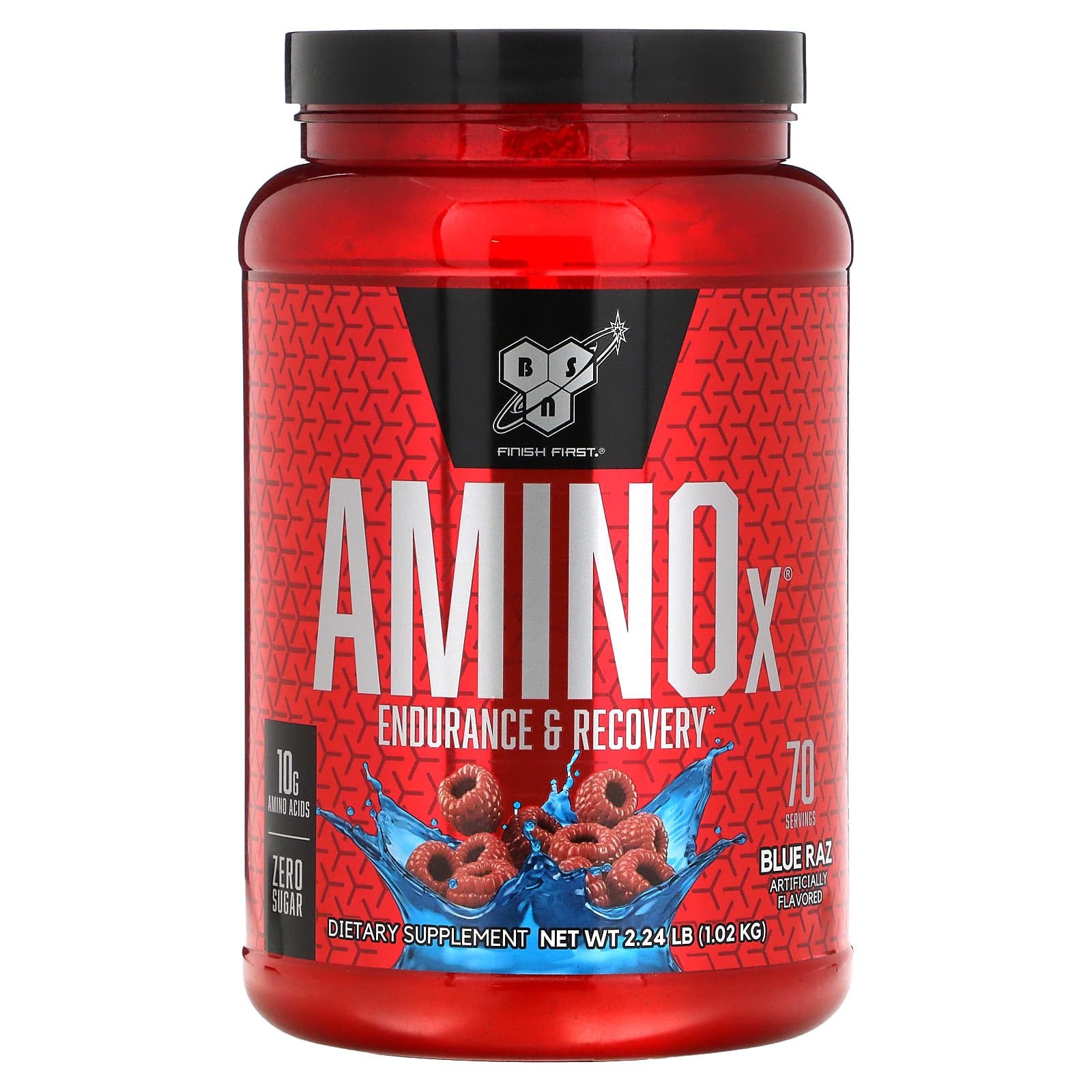 BSN-AminoX-Endurance & Recovery-Blue Raz-2.24 lb (1.01 kg)