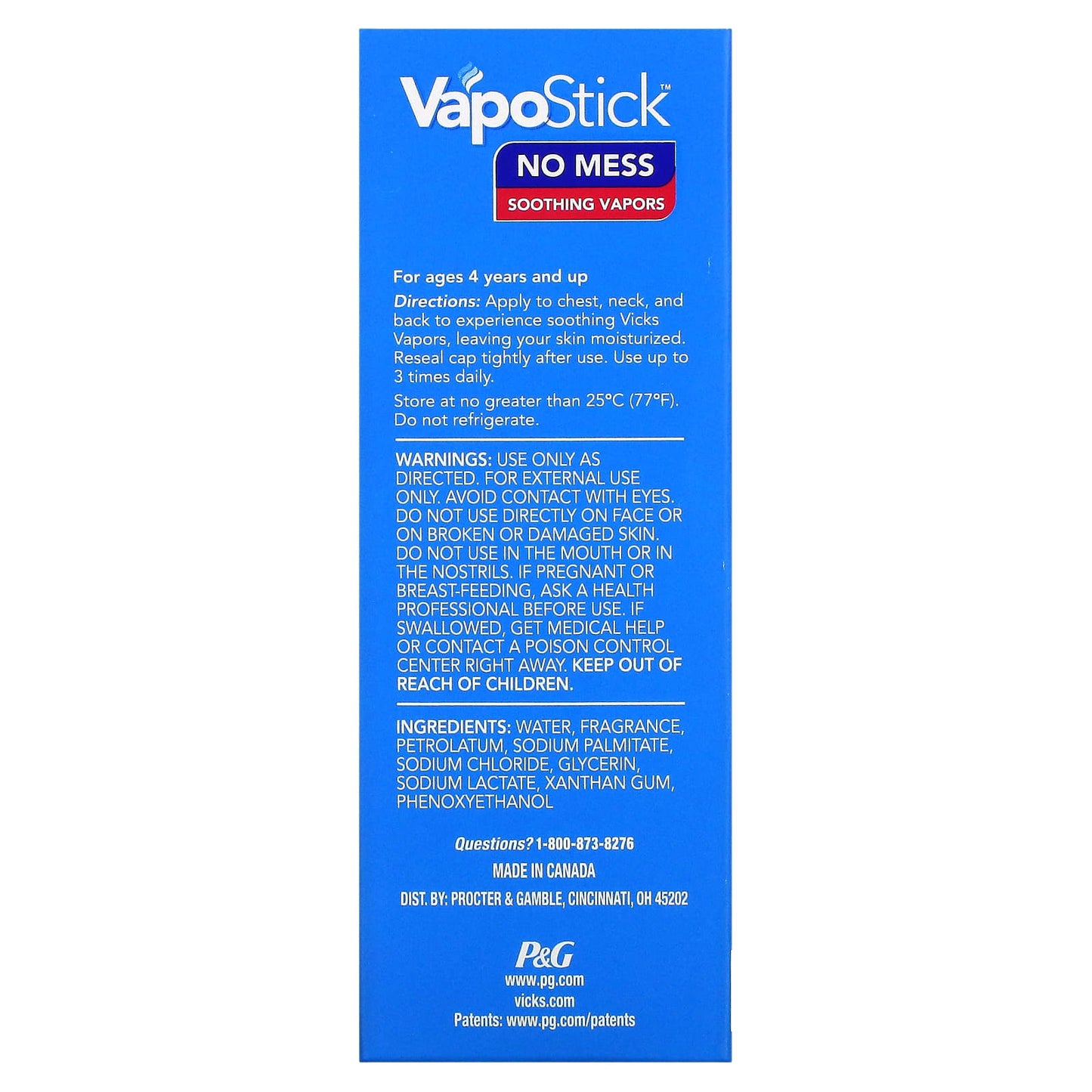 Vicks, VapoStick, Solid Balm, 1.25 oz (35 g)