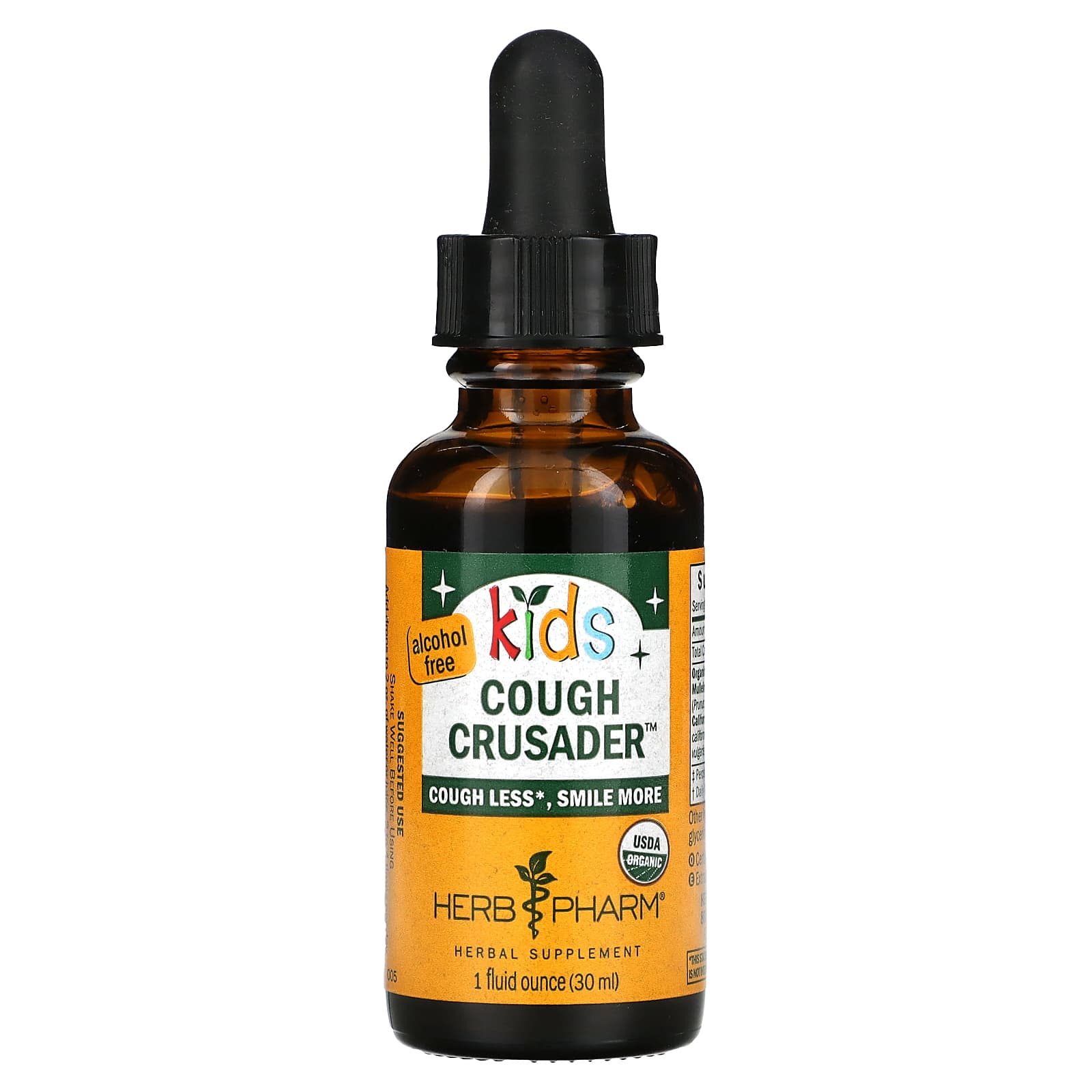 Herb Pharm-Kids-Cough Crusader-1 fl oz (30 ml)