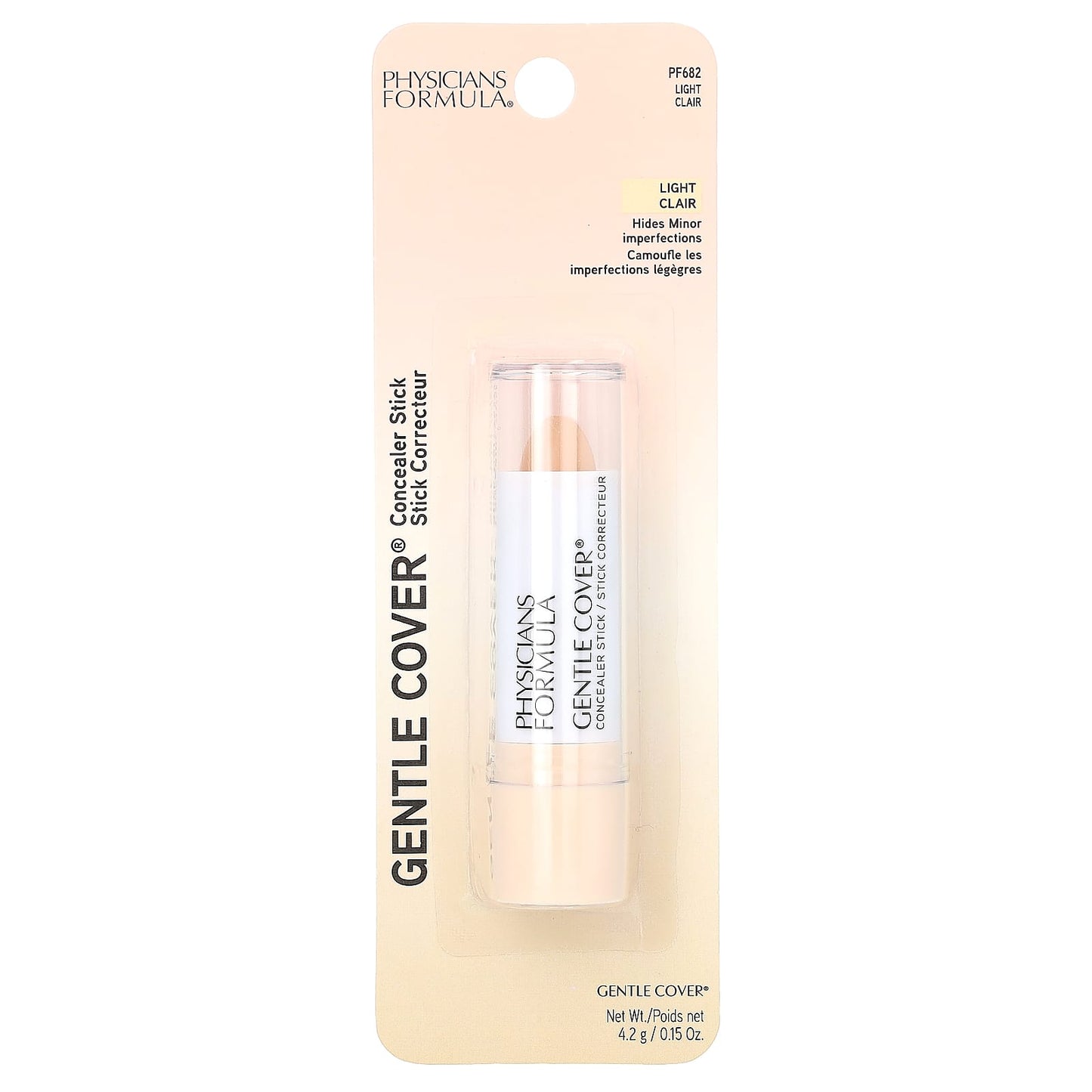 Physicians Formula, Gentle Cover, Concealer Stick, Light, 0.15 oz (4.2 g)