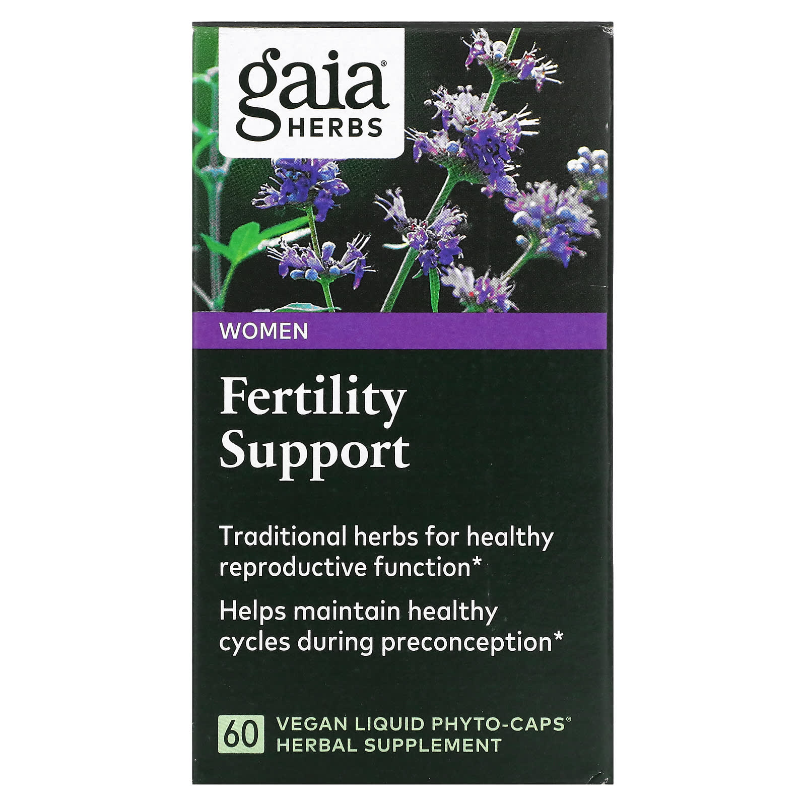 Gaia Herbs-Fertility Support for Women-60 Vegan Liquid Phyto-Caps