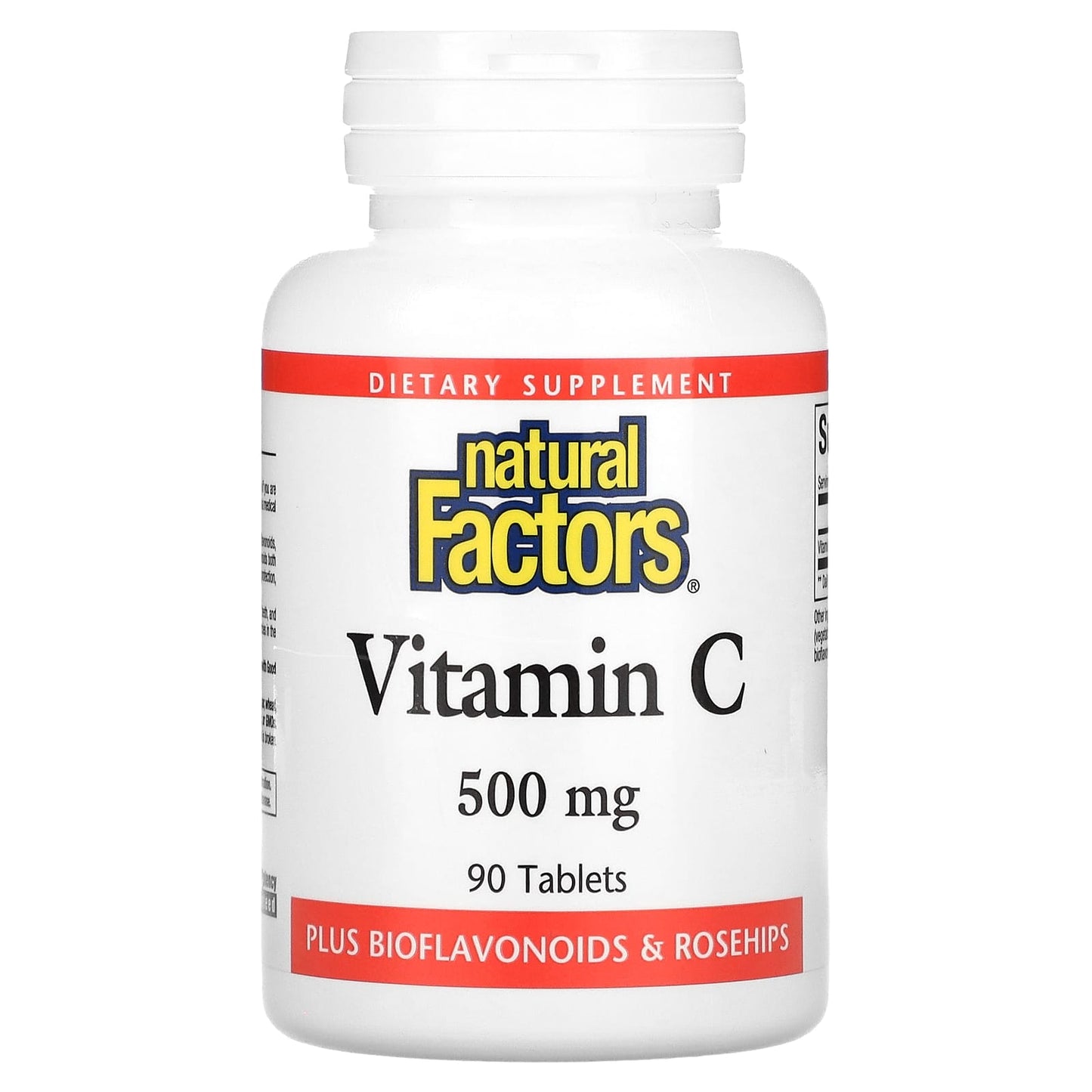 Natural Factors-Vitamin C-500 mg-90 Tablets