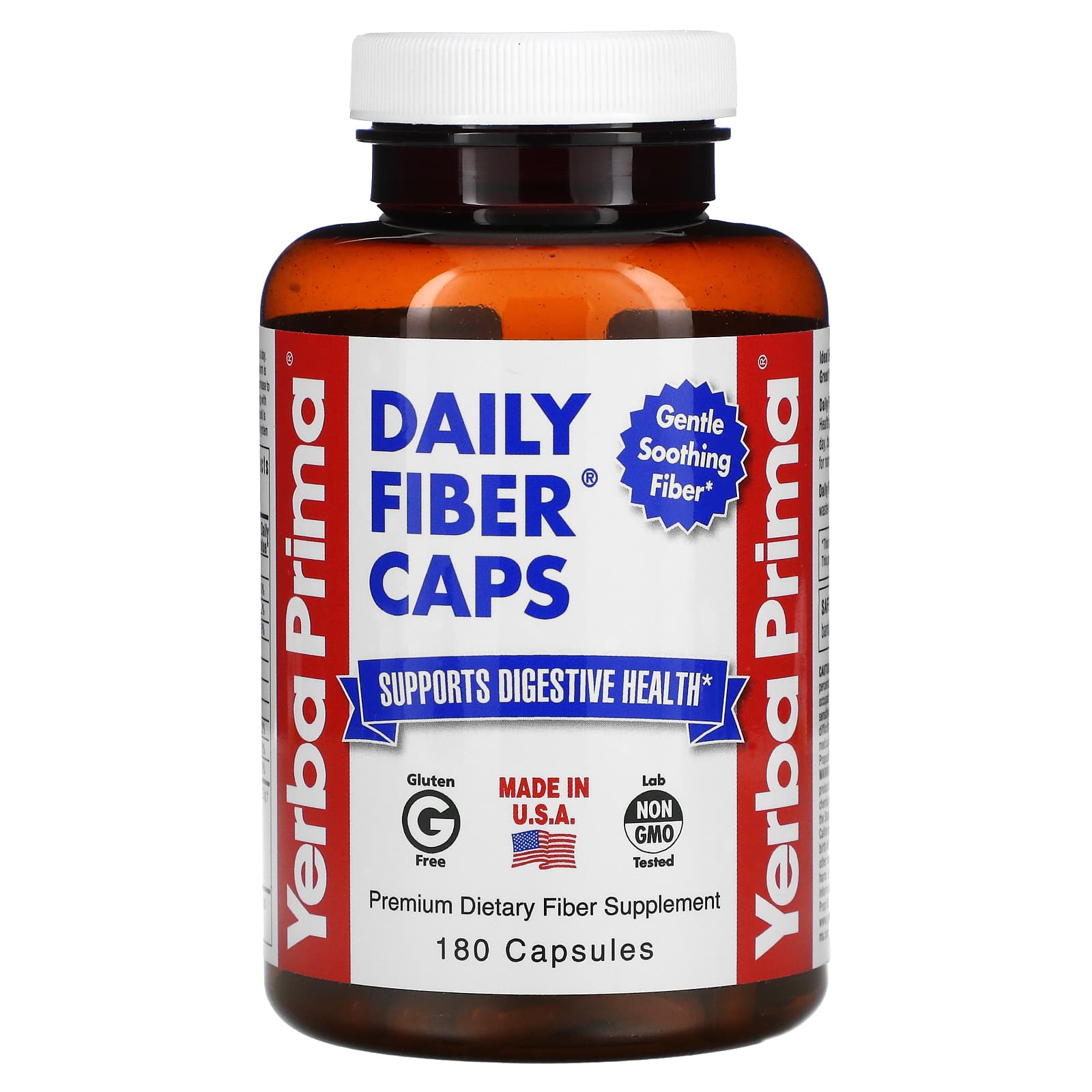 Yerba Prima-Daily Fiber Caps-180 Capsules