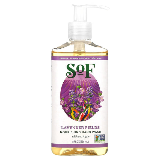 SoF-Nourishing Hand Wash-Lavender Fields-8 fl oz (236 ml)