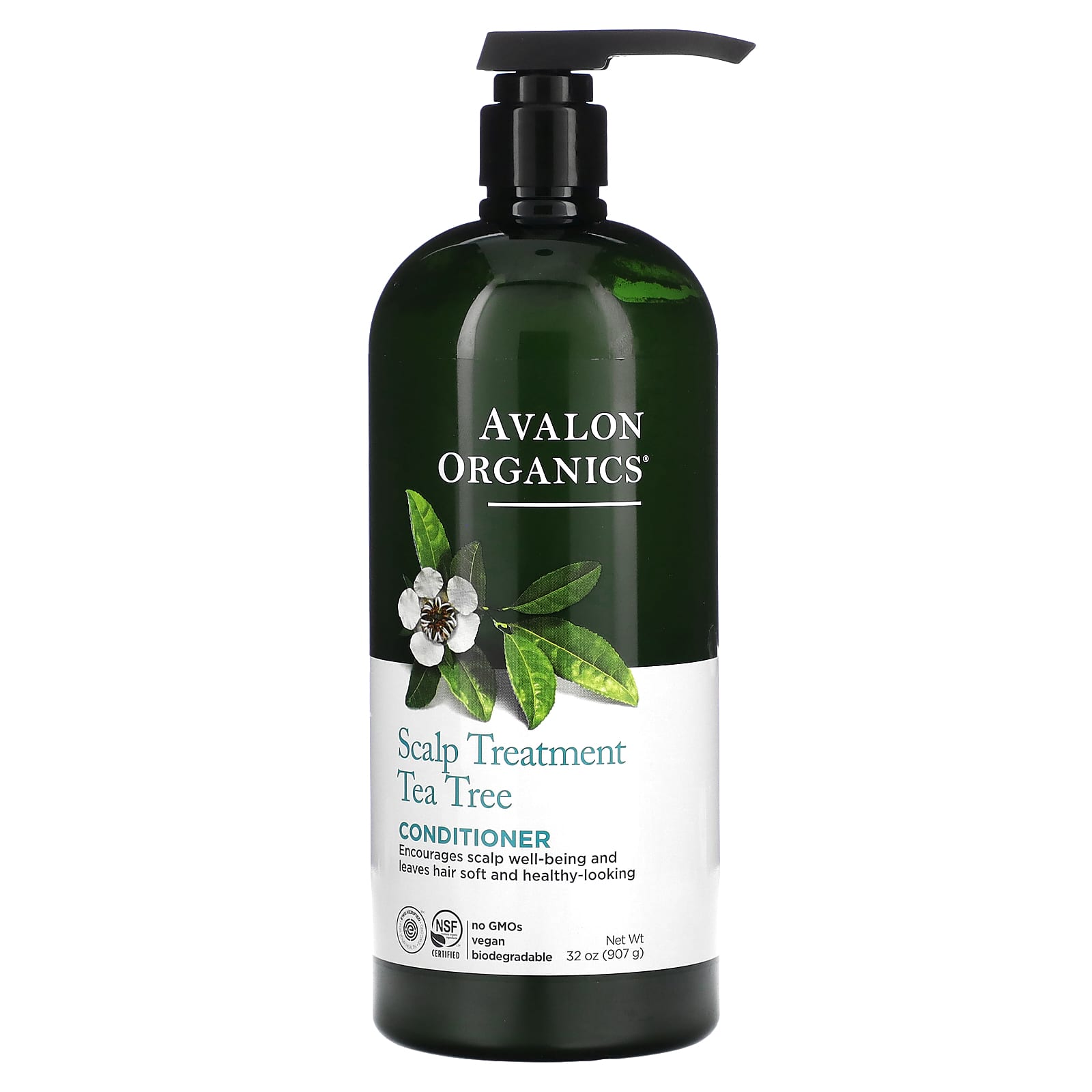 Avalon Organics-Conditioner-Scalp Treatment -Tea Tree-32 oz (907 g)