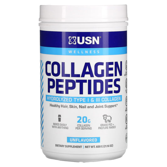 USN-Collagen Peptides-Unflavored-21.16 oz (600 g)