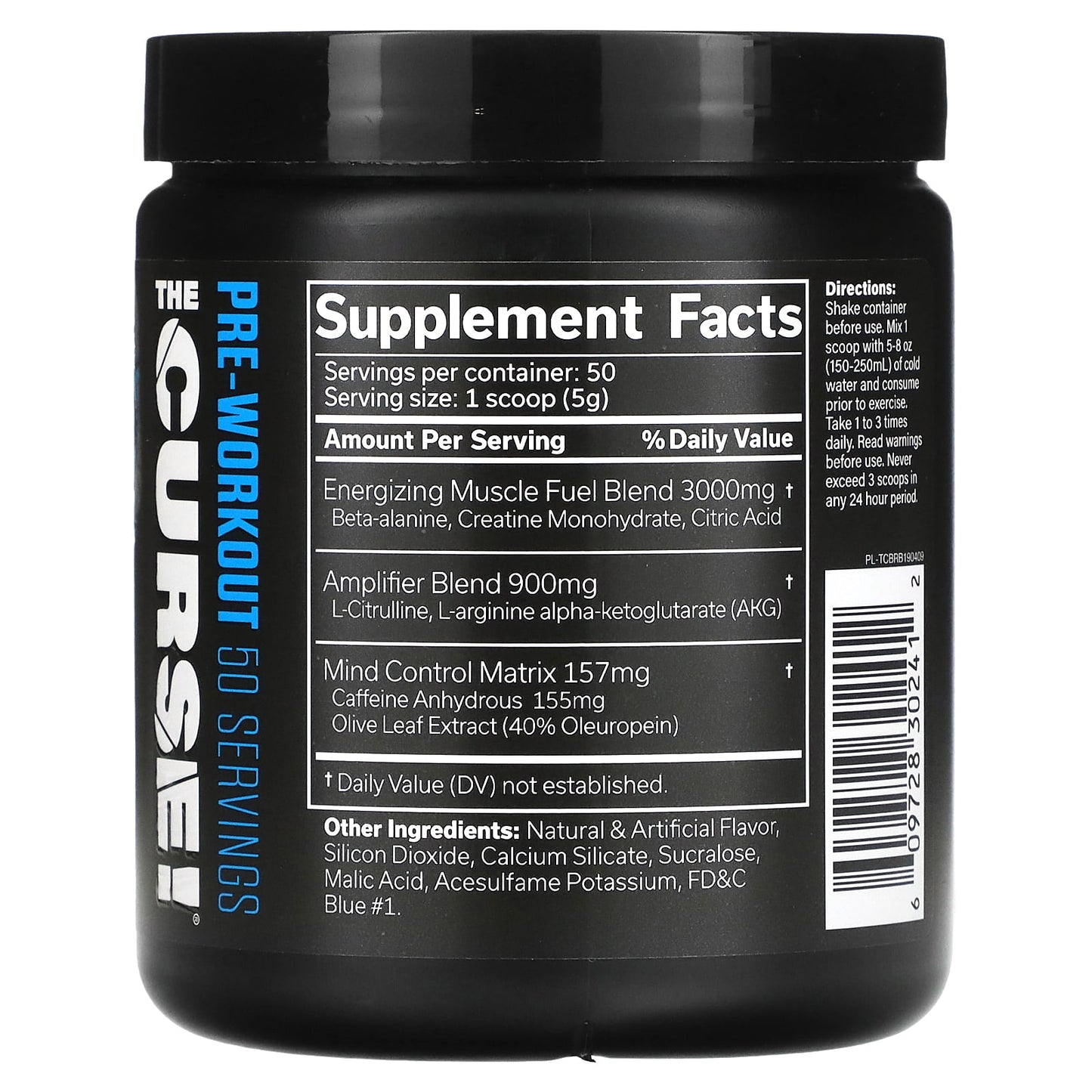 JNX Sports, The Curse, Pre-Workout, Blue Raspberry, 8.8 oz (250 g)