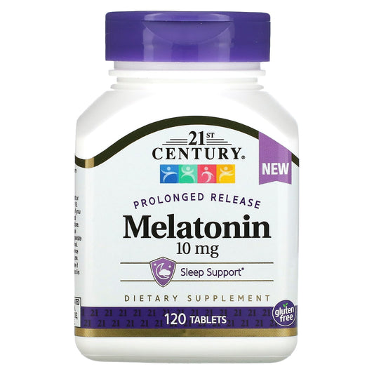 21st Century-Prolonged Release Melatonin-10 mg-120 Tablets