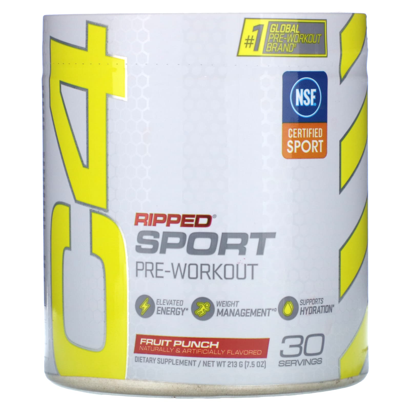 Cellucor-C4 Ripped Sport-Pre-Workout-Fruit Punch-7.5 oz (213 g)