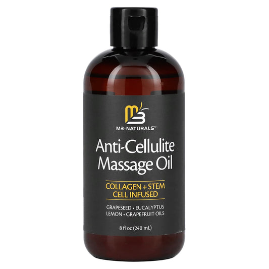 M3 Naturals-Anti-Cellulite Massage Oil-8 fl oz (240 ml)