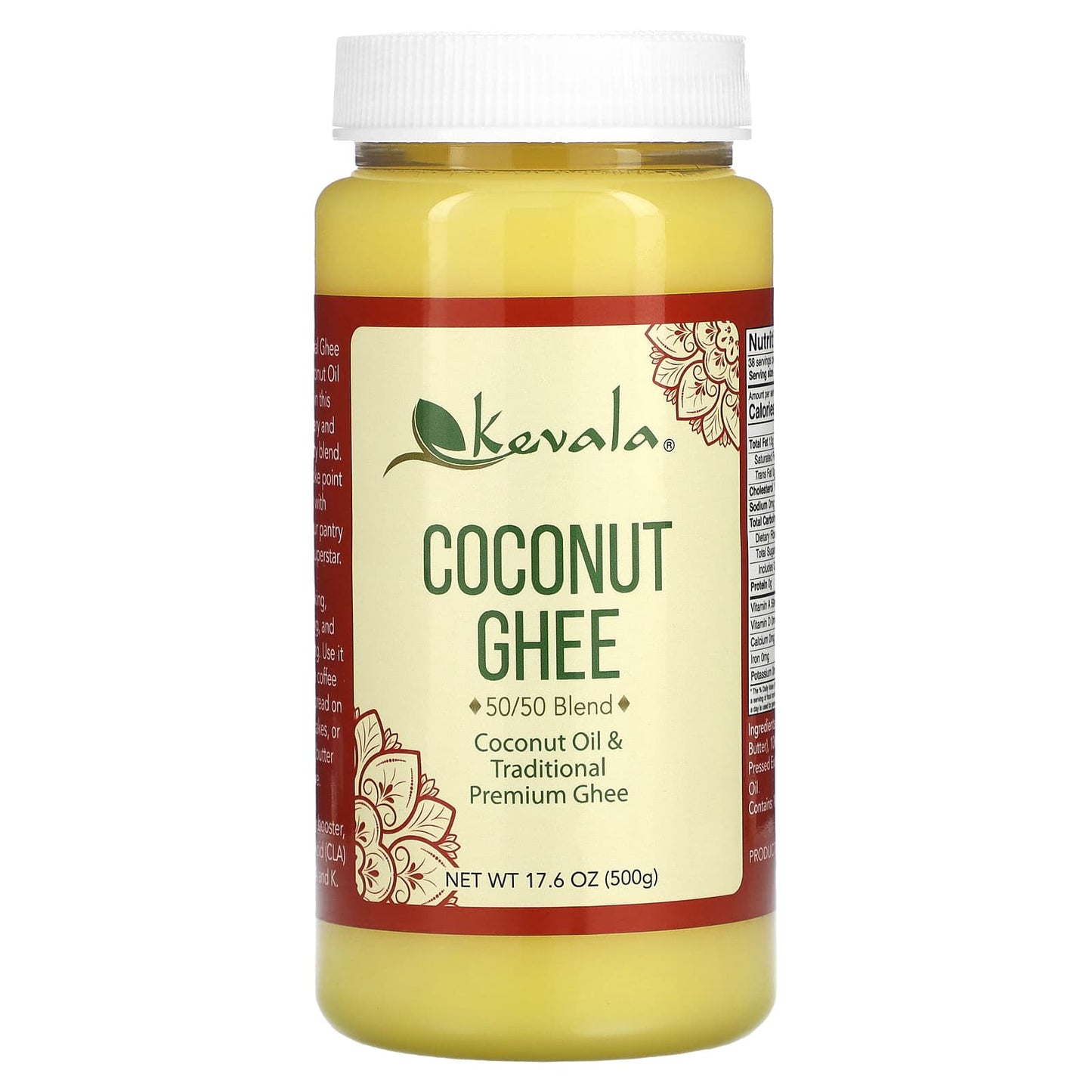 Kevala-Coconut Ghee-50/50 Blend-17.6 oz (500 g)