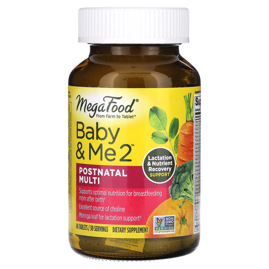 MegaFood-Baby & Me 2-Postnatal Multi-60 Tablets