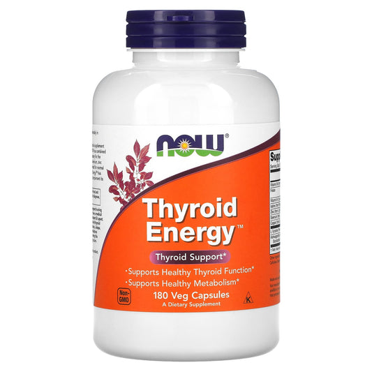 NOW Foods-Thyroid Energy-180 Veg Capsules