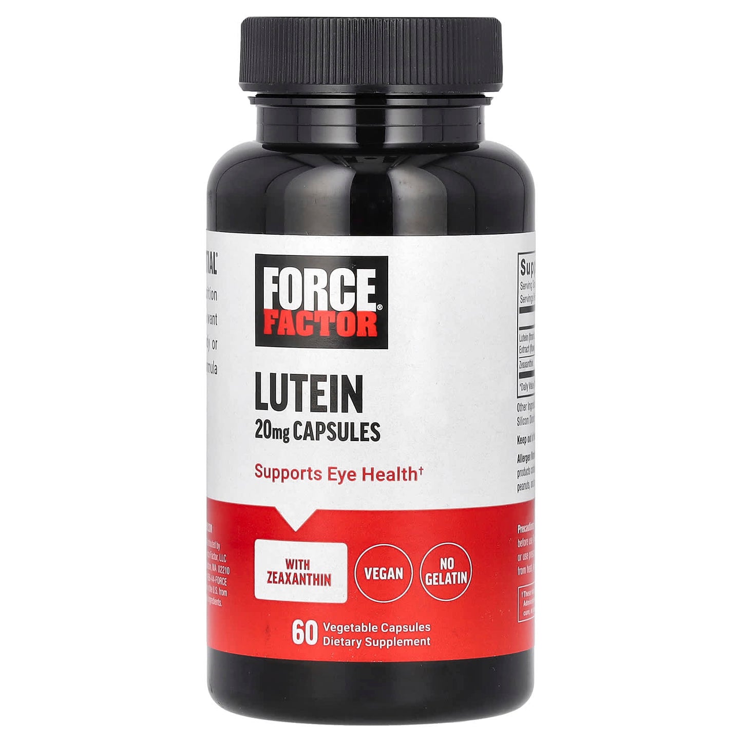 Force Factor-Lutein-20 mg-60 Vegetable Capsules