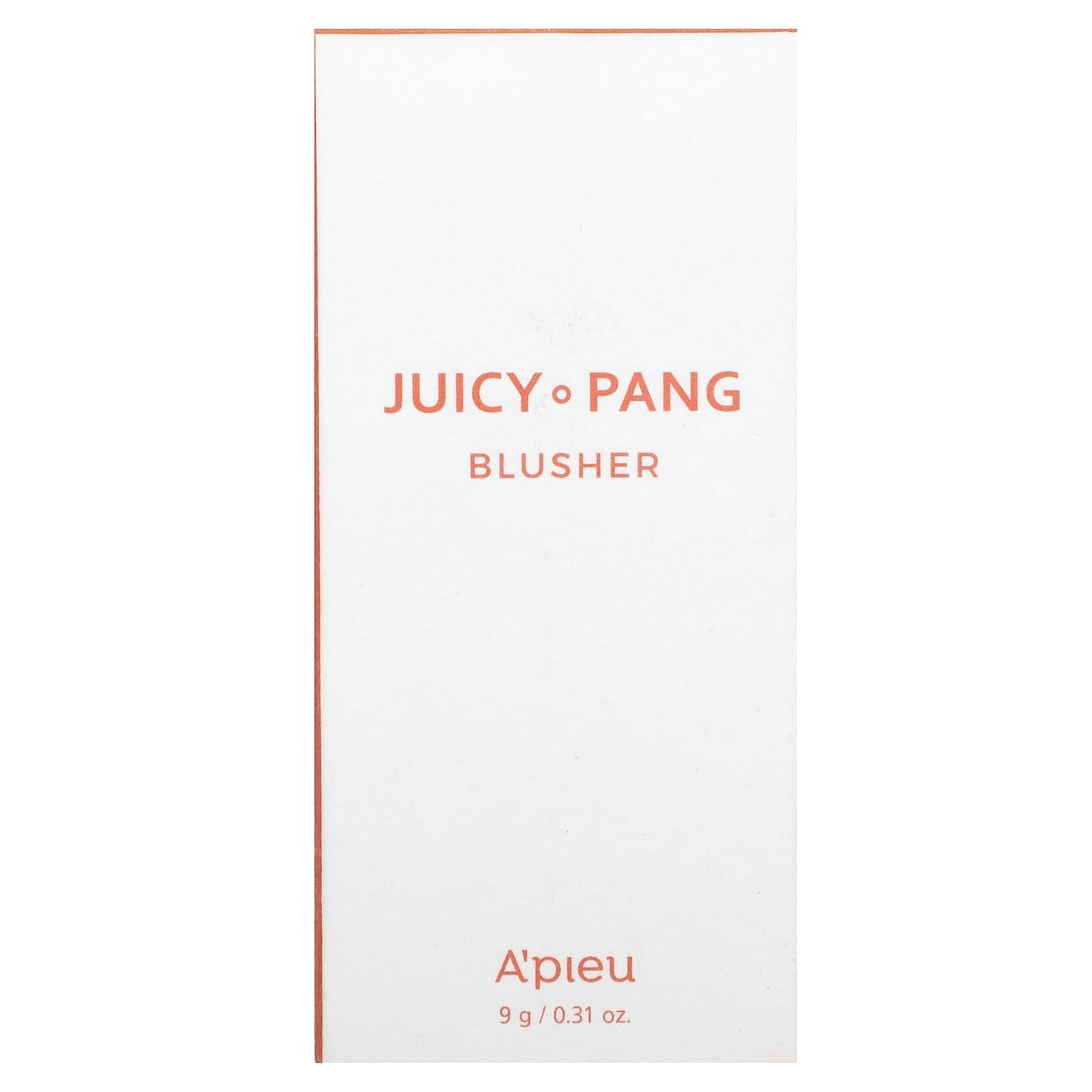 A'Pieu, Juicy Pang Water Blusher, CR02 Ripe Persimmon, 0.31 oz (9 g)