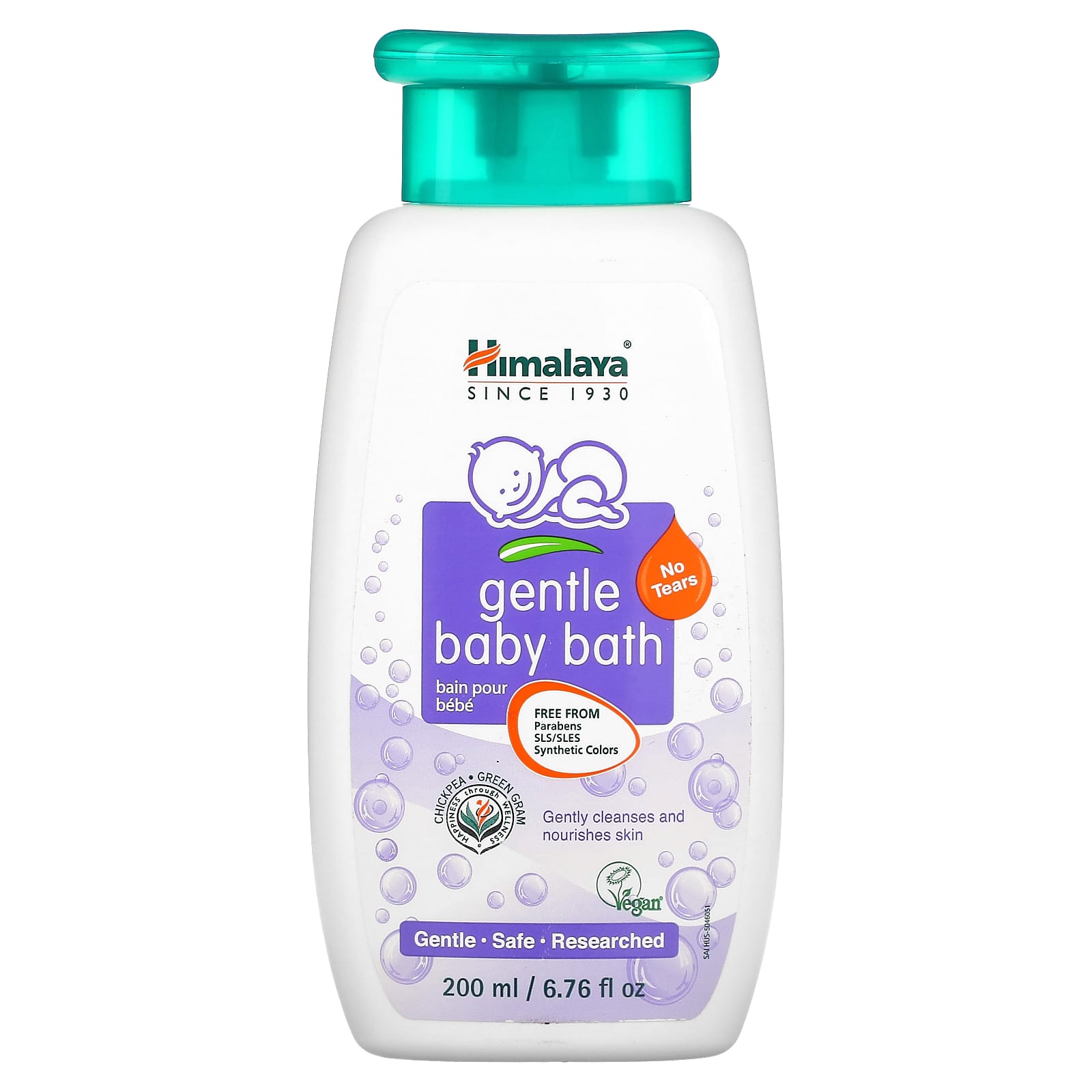 Himalaya-Gentle Baby Bath-Chickpea and Green Gram-6.76 fl oz (200 ml)