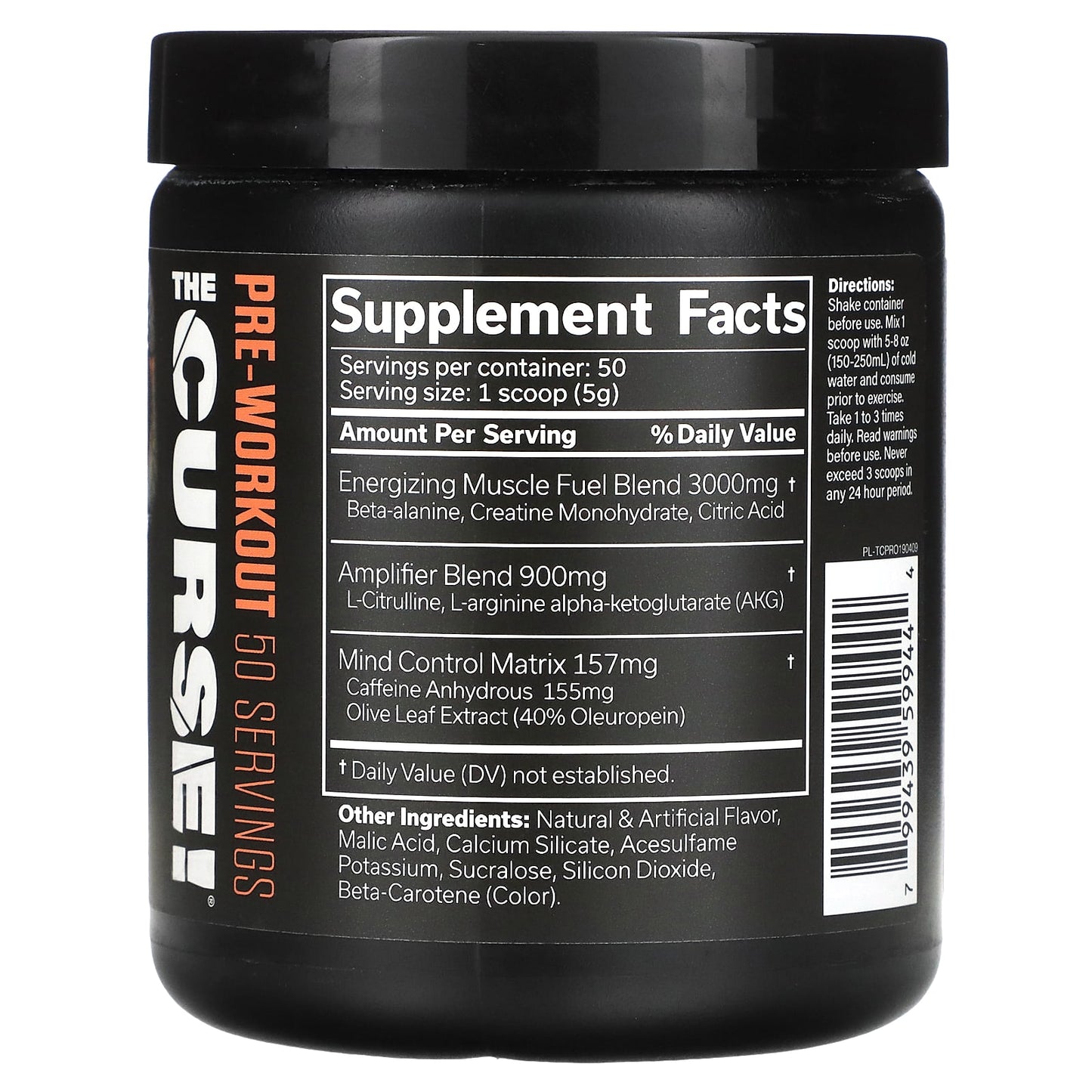 JNX Sports, The Curse, Pre-Workout, Peach Rings, 8.8 oz (250 g)