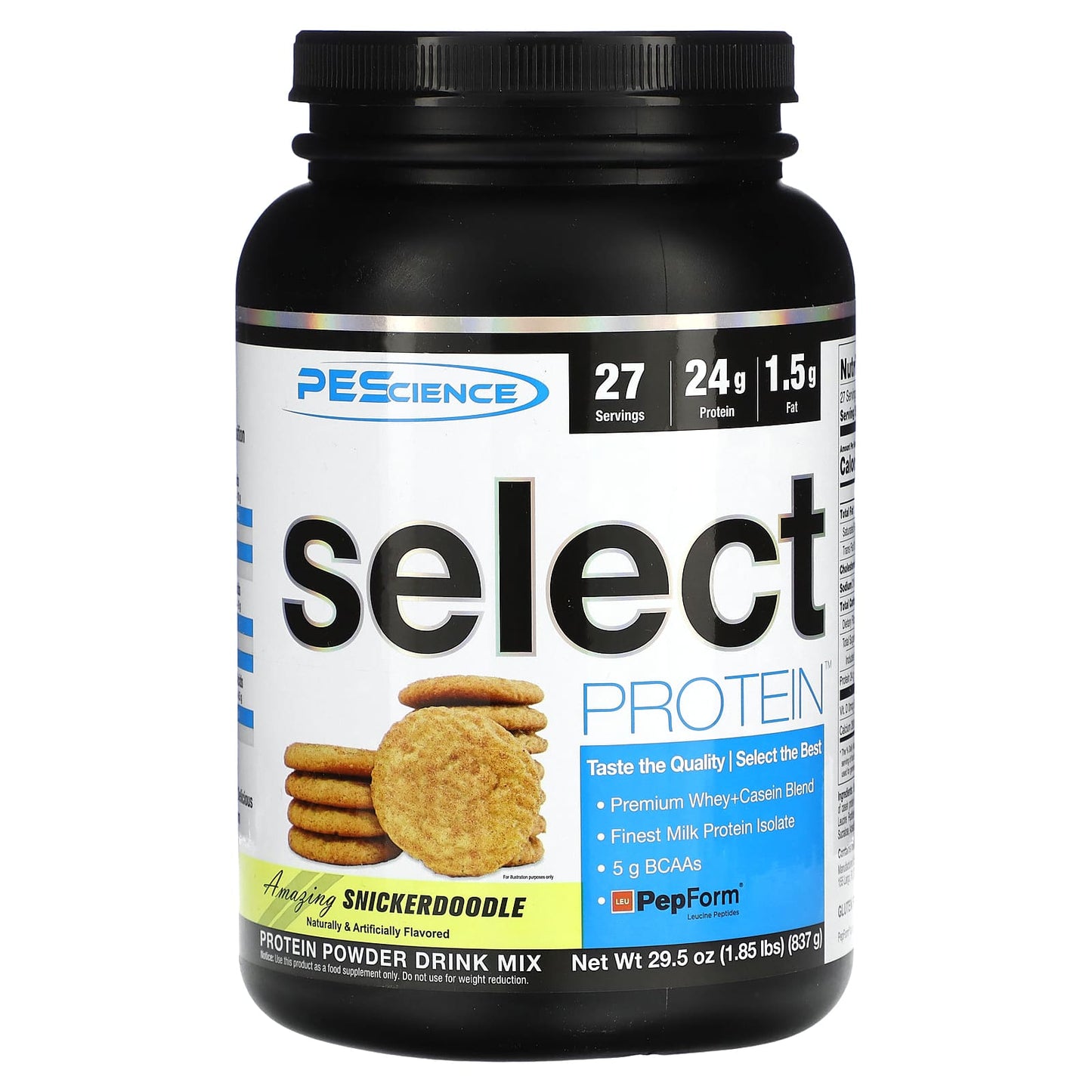 PEScience-Select Protein-Amazing Snickerdoodle-1.85 lbs (837 g)