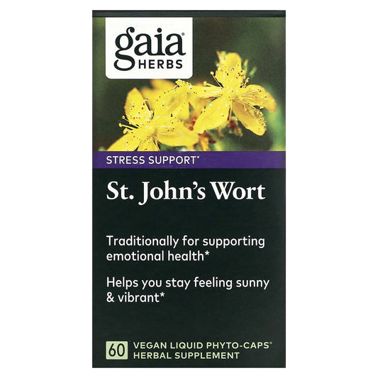 Gaia Herbs-St. John's Wort-60 Vegan Liquid Phyto-Caps