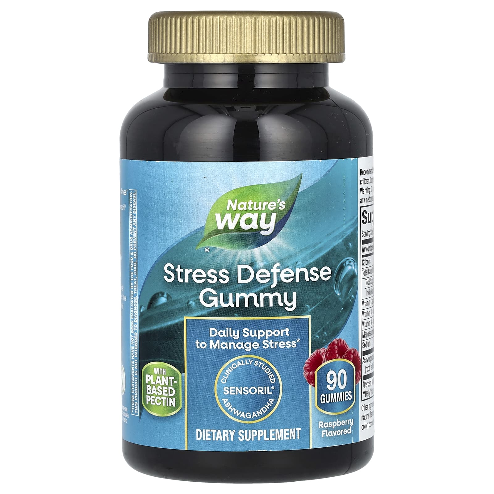 Nature's Way-Stress Defense Gummy-Raspberry-90 Gummies