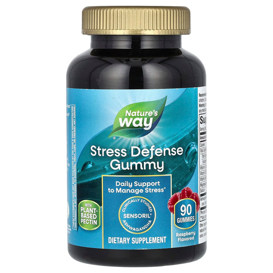 Nature's Way-Stress Defense Gummy-Raspberry-90 Gummies