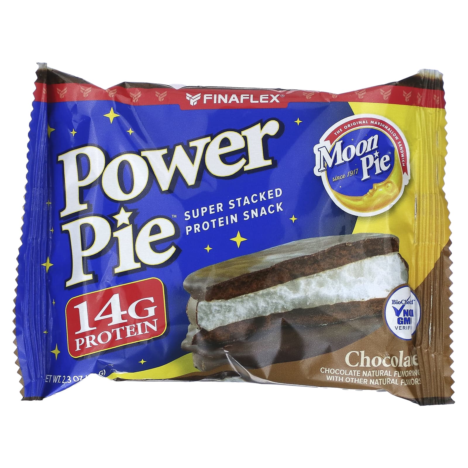 Finaflex-MoonPie-Power Pie-Chocolate-10 Pies-2.3 oz (66 g) Each