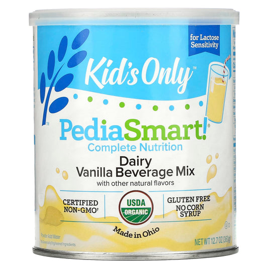 Nature's One-Organic Pedia Smart!-Complete Nutrition Beverage Mix-Vanilla-12.7 oz (360 g)