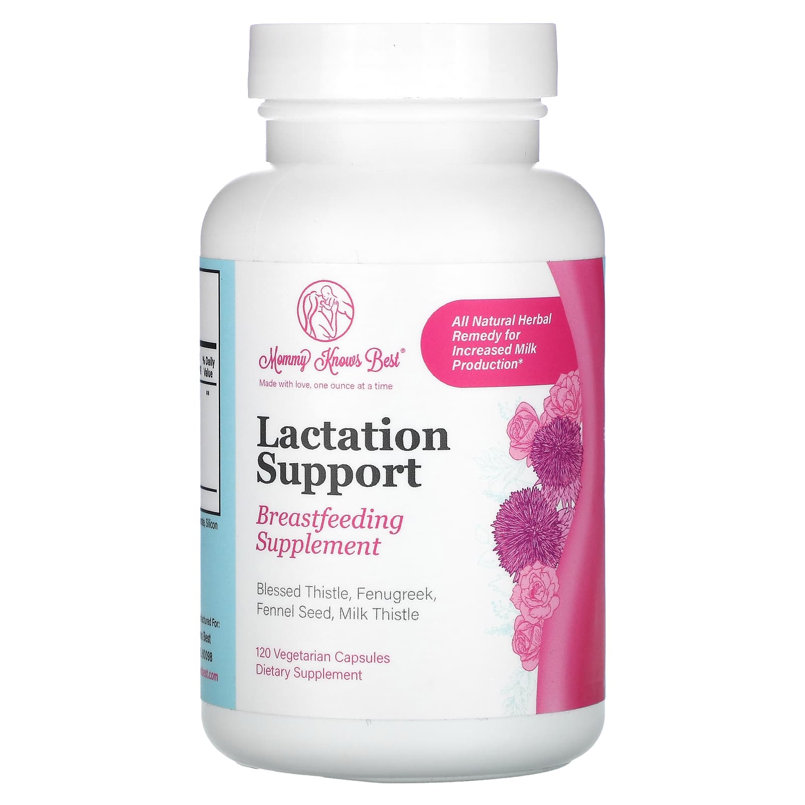 Mommy Knows Best-Lactation Support-120 Vegetarian Capsules