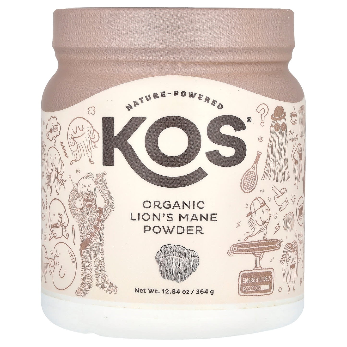 KOS-Organic Lion's Mane Powder-12.84 oz (364 g)