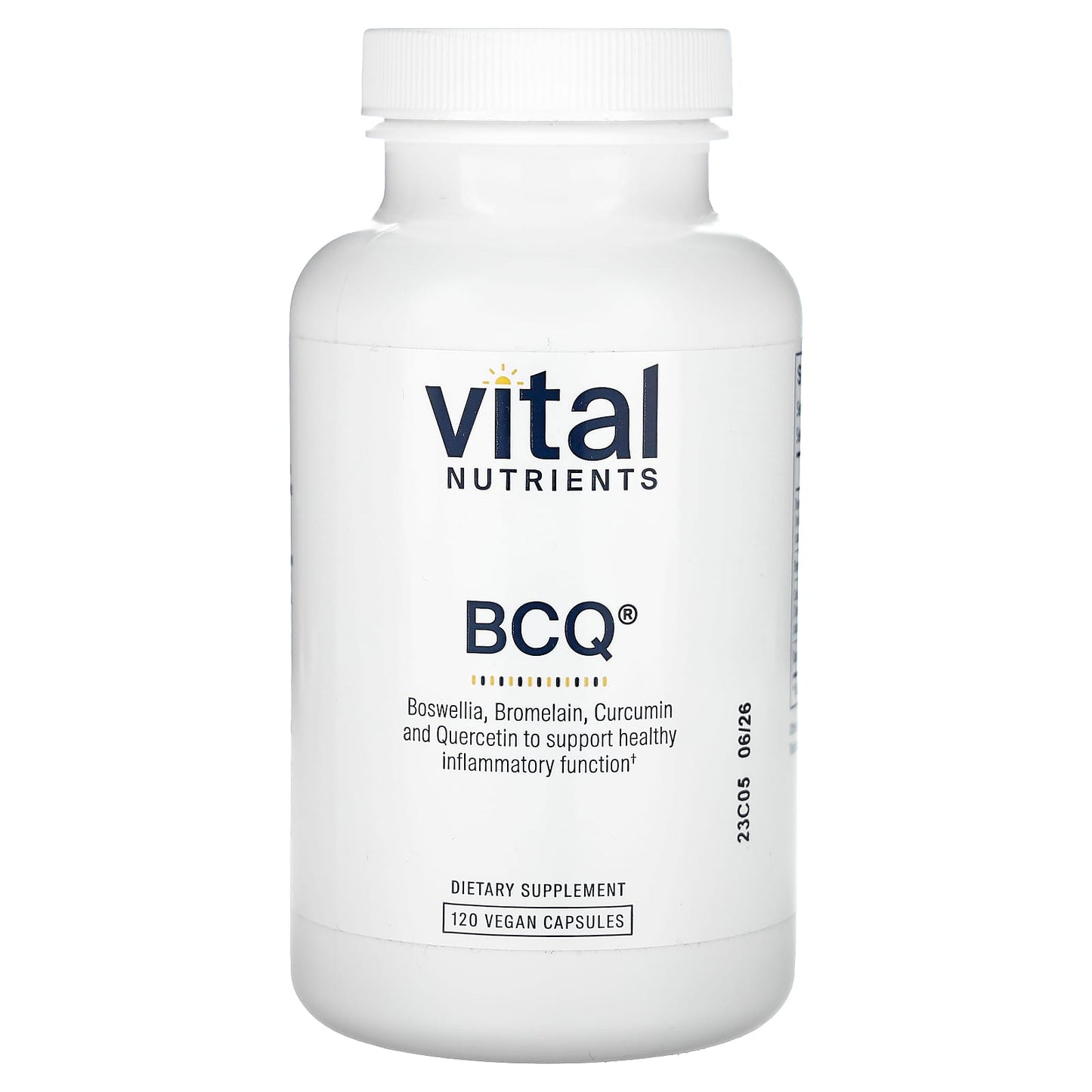 Vital Nutrients-BCQ-120 Vegan Capsules