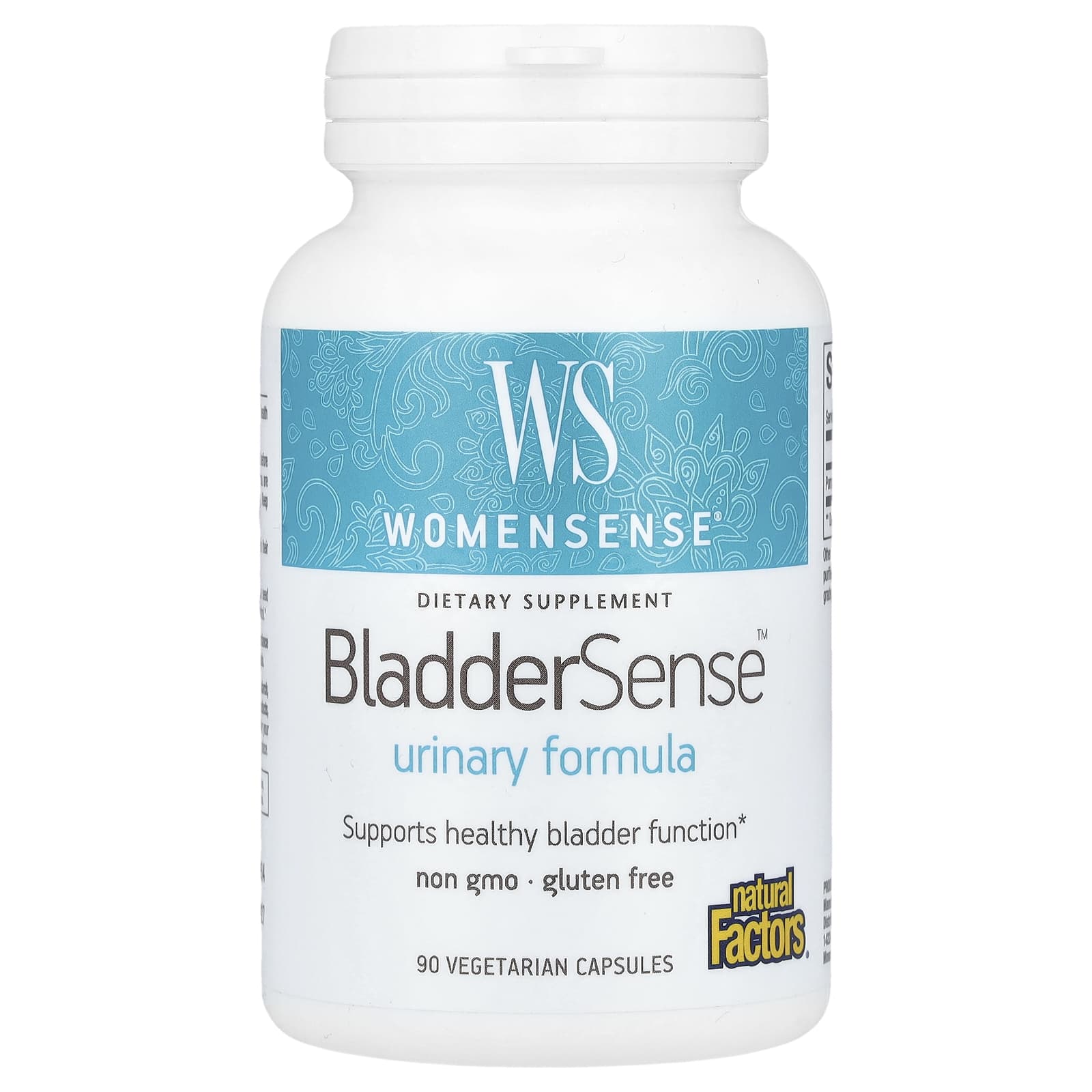 Natural Factors-Womensense-BladderSense-90 Vegetarian Capsules