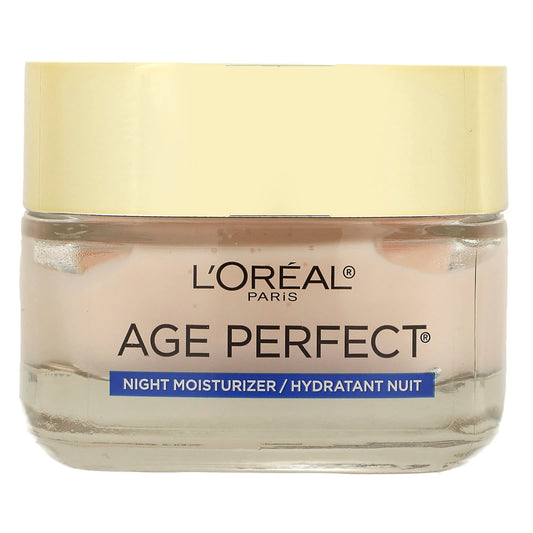 L'Oréal-Age Perfect Rosy Tone-Cooling Night Moisturizer-1.7 oz (48 g)