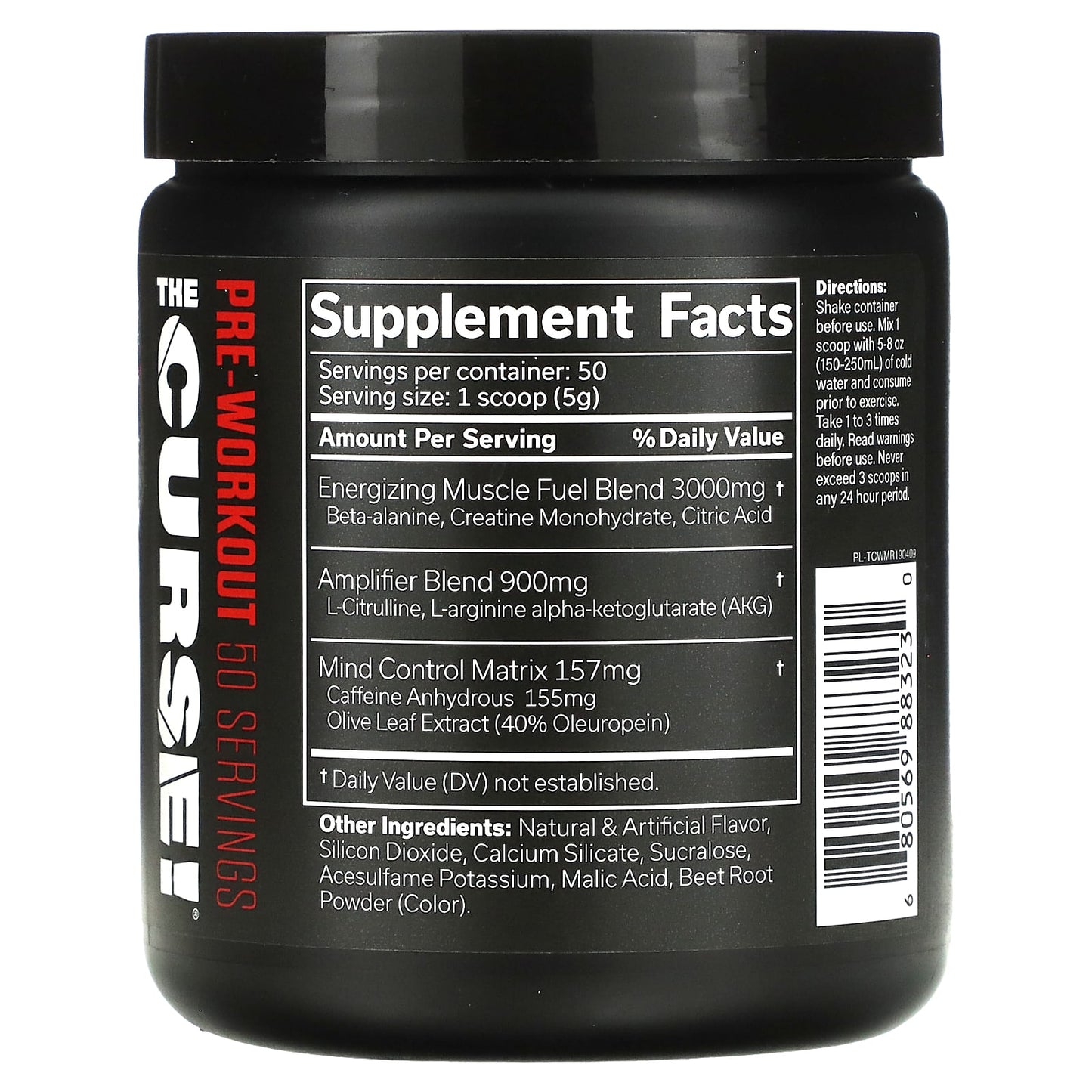 JNX Sports, The Curse, Pre-Workout, Watermelon, 8.8 oz (250 g)