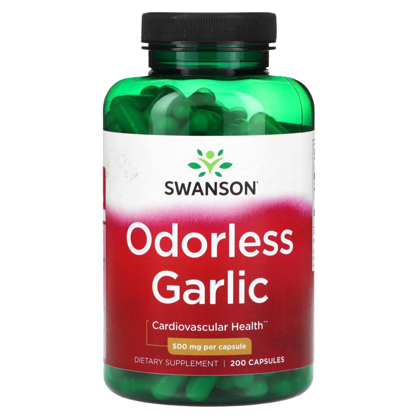 Swanson-Odorless Garlic-500 mg-200 Capsule