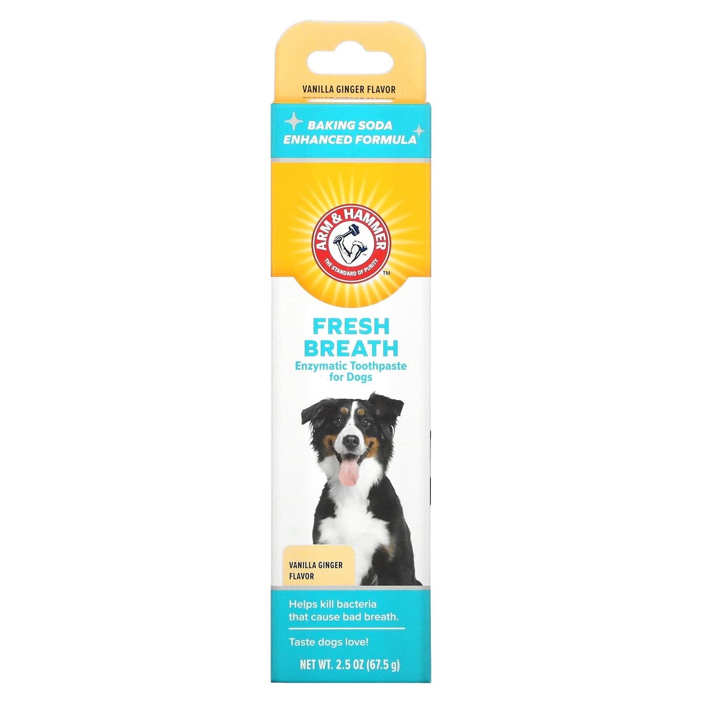 Arm & Hammer, Fresh Breath, Enzymatic Toothpaste, For Dogs, Vanilla Ginger, 2.5 oz (67.5 g)