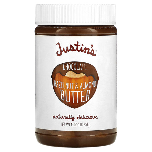 Justin's Nut Butter-Chocolate Hazelnut & Almond Butter-16 oz (454 g)