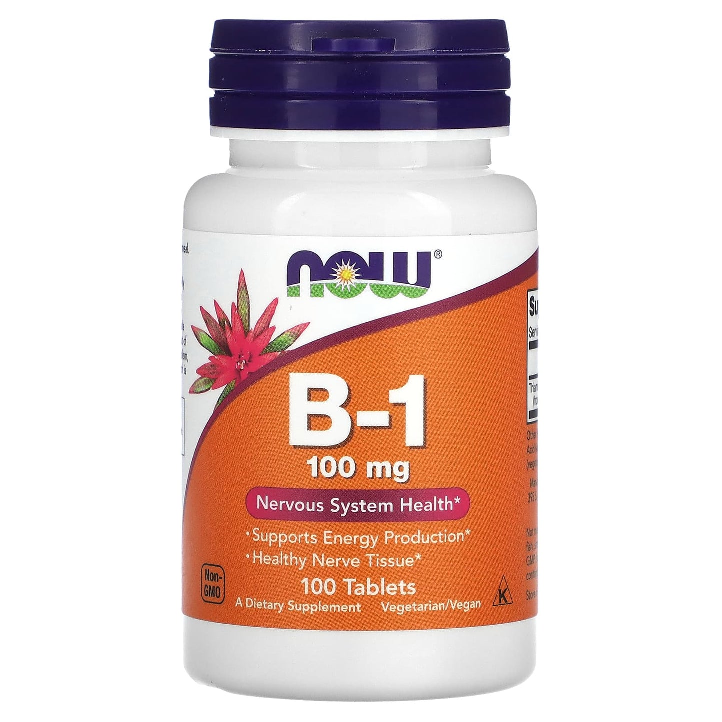 NOW Foods-B-1-100 mg-100 Tablets