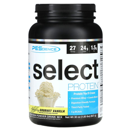 PEScience-Select Protein-Amazing Gourmet Vanilla-1.85 lbs (837 g)