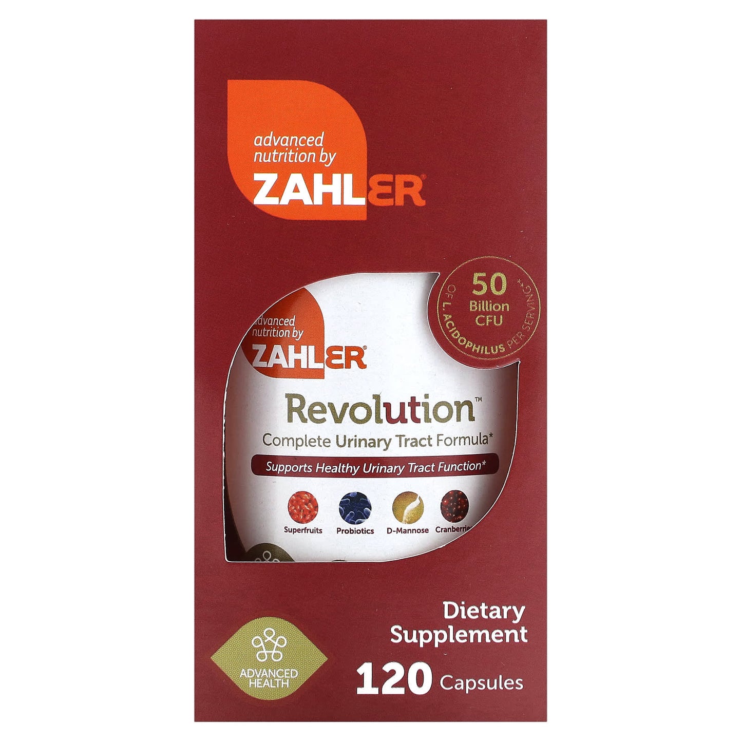 Zahler-Revolution-Complete Urinary Tract Formula-120 Capsules