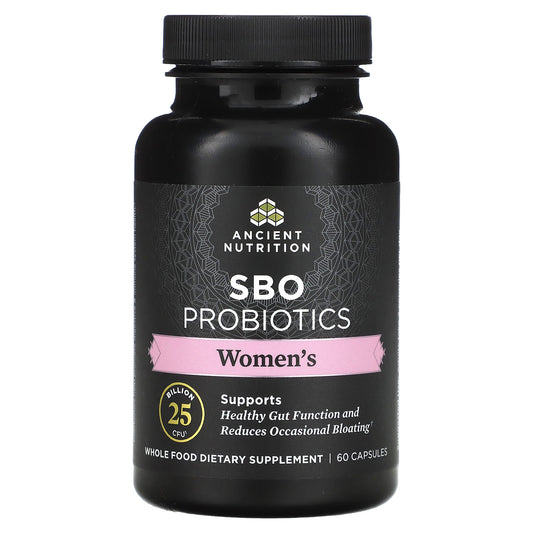 Ancient Nutrition-Women's SBO Probiotics-25 Billion CFU-60 Capsules